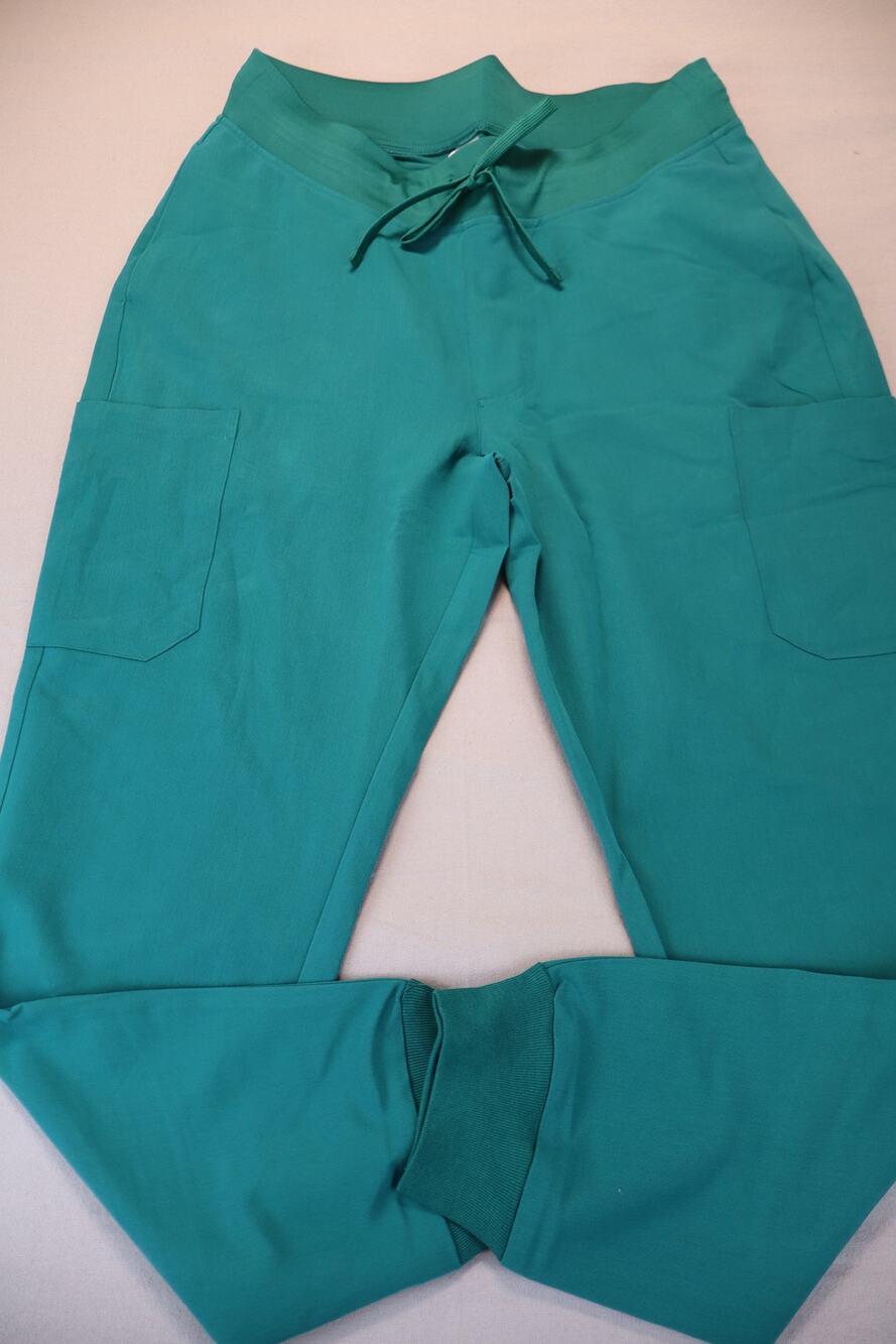 NEW Mandala Jogger Scrub Pants Women's Hunter Green Cargo Size M